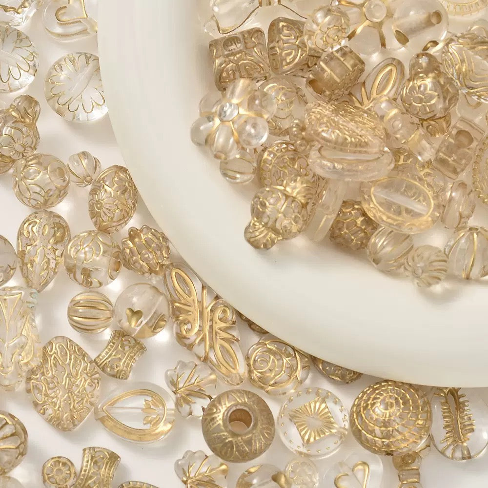 [Beadable for Jewelry/Key Chain]Live Product-Gilded Lace